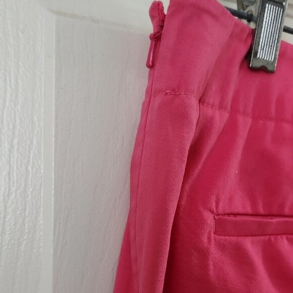 Talbots Pink Capris Vibrant Cotton Blend - Picture 4 of 7